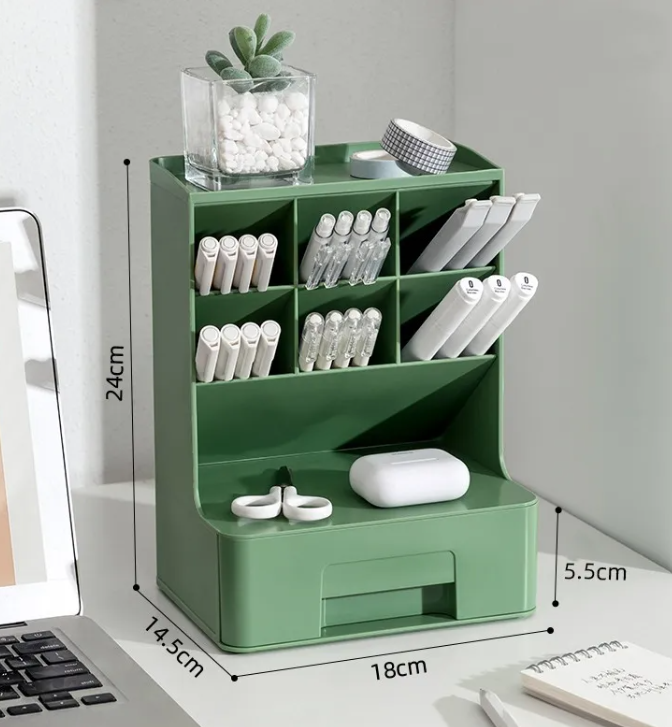 Angled Desk Organizer & Pen Holder