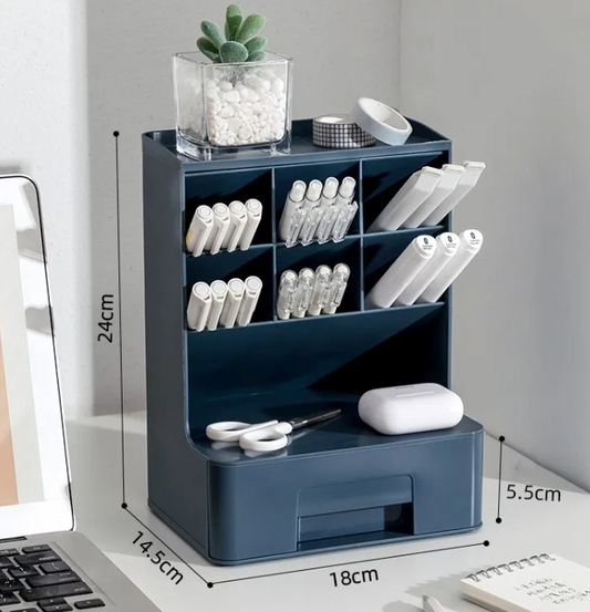 Angled Desk Organizer & Pen Holder