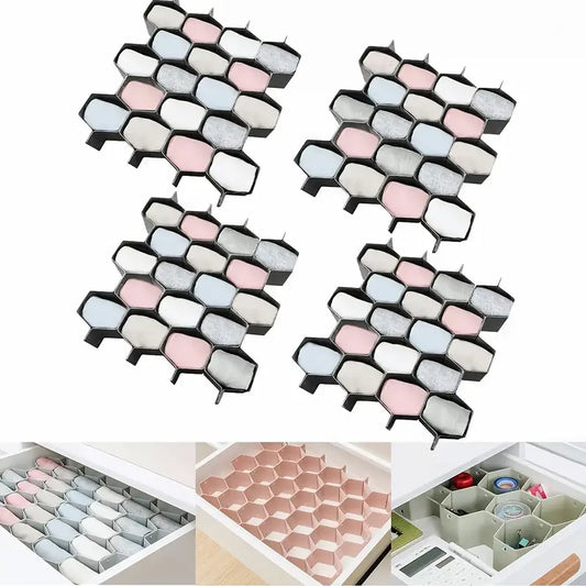 Adjustable Honeycomb Drawer Organizer