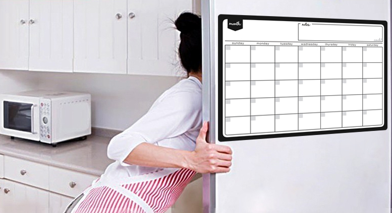 Magnetic Fridge Planner & Memo Board
