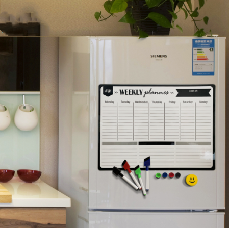 Magnetic Fridge Planner & Memo Board