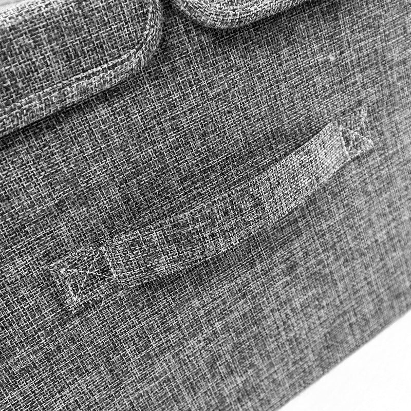Double-Compartment Fabric Storage Box