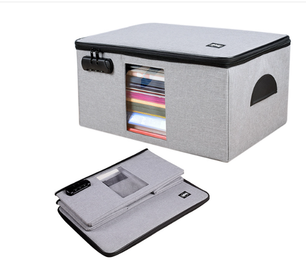 Large-Capacity Family Document Organizer Bag
