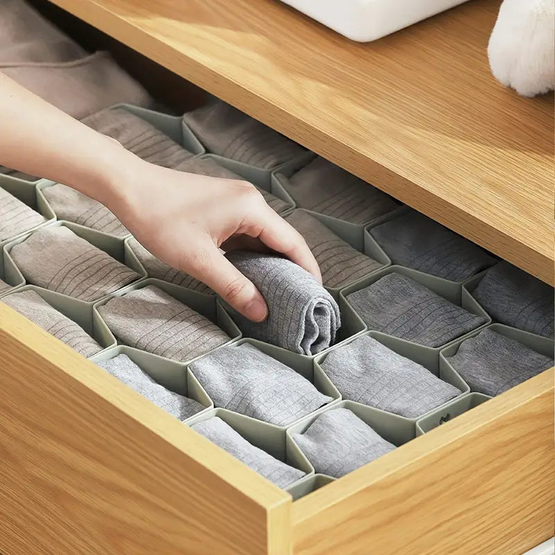 Adjustable Honeycomb Drawer Organizer