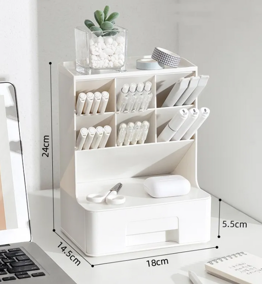 Angled Desk Organizer & Pen Holder
