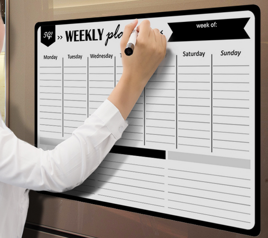 Magnetic Fridge Planner & Memo Board